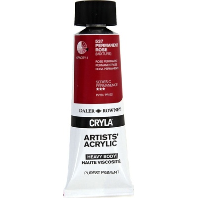 Daler-Rowney Cryla Artists’ АКРИЛНА боя Permanent Rose 75 ml 1 бр (125075537)