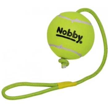Image 1 of NOBBY Играчка въже с тенис топка размер xxl ф 12, 5см / 70см nobby Германия 60491