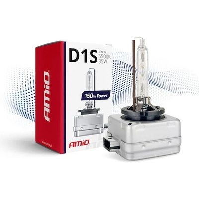 AMiO HID výbojka D1S 150% POWER 5500K xenonová OEM