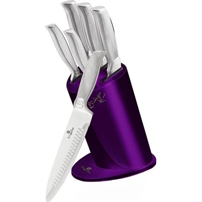 BERLINGERHAUS Sada nožov v stojane Royal Purple Metallic Line Kikoza Collection BH-2270 6 ks