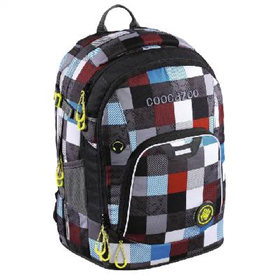 Hama 139270 Školní batoh Coocazoo RayDay Checkmate Blue Red