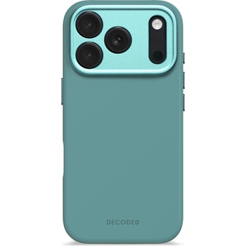 Decoded antimicrobial silicone backcover for iphone 17 pro - retro blue (k-d25ipo17pbcs9rb)