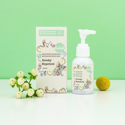 Kvitok detský repelentný olej 50 ml