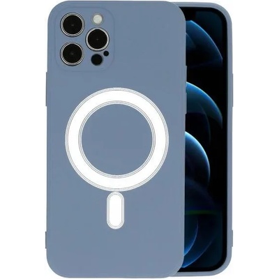 iExpert Силиконов гръб с MagSafe Син за iPhone 12 IPhone 12 mini (3120265)