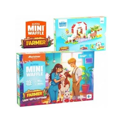 Marioinex Mini Waffle 110 pieces Farmers House Mrs. Veterinarian