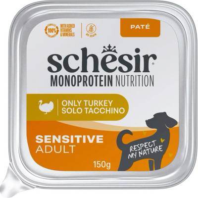 Schesir Dog Monoprotein Krůtí paté 150 g