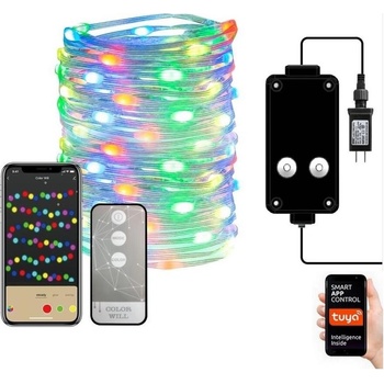 Immax Neo Immax NEO 07736L-LED RGB Stmievateľný vianočný pásik 8,4W 230V 16m IP44 Wi-Fi Tuya IM0851