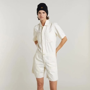 G-STAR Painter short sleeve romper - Beige (Light Chalk Gold)