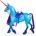 Spin Master Unicorn Academy четкащ се еднорог 24 см River (6067376)