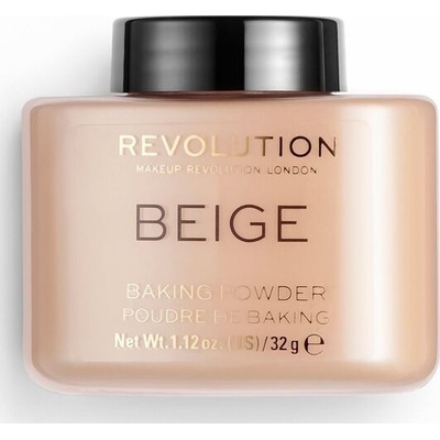 Makeup Revolution Baking Powder sypký púder Beige 32 g