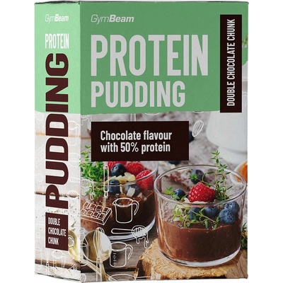 GymBeam Proteínový puding dvojnásobné kúsky čokolády 500 g