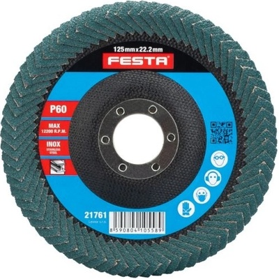 Festa Kotouč lamelový oboustranný 125 mm P60 21761