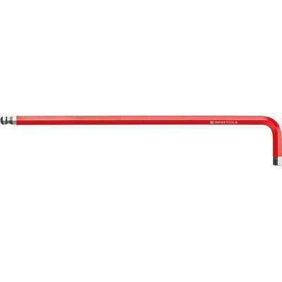 Swiss Tools Zástrčný klíč Rainbow 6 mm kulová hlava dlouhý červená EDE59570060