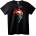 NOONEBRAND Тениска Жив Череп Дим - M, Black