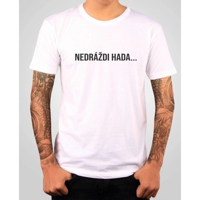 Coolsign tričko Nedráždi hada... biela
