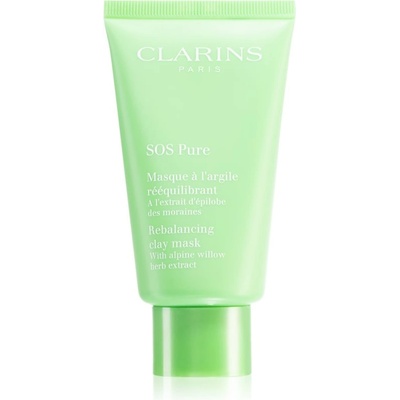 Clarins SOS Pure Rebalancing Clay Mask маска с глина за комбинирана към мазна кожа 75ml