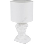 GLOBO 21732W - Настолна лампа HERMES 1xE14/40W/230V бял (GL8325)
