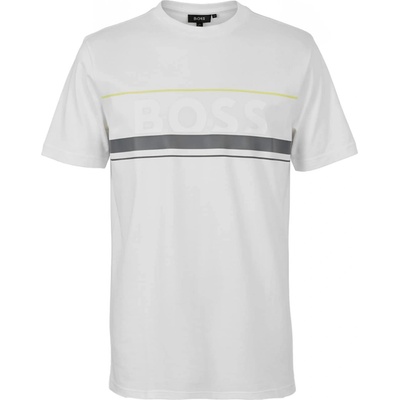 Boss Тениска Boss Men's HBG Zone Signature Logo T-Shirt - White