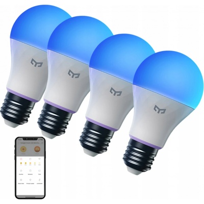 Yeelight LED žárovka Smart LED Bulb W4 Lite Multicolor 4 pack YLQPD-0011
