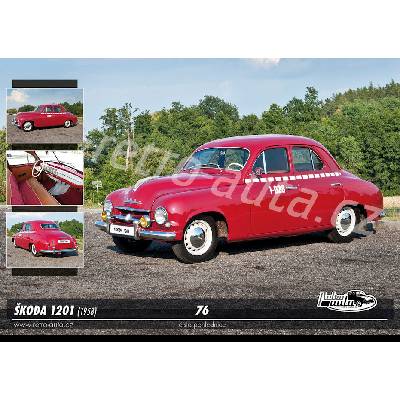 Pohlednice č. 76 - ŠKODA 1201 (1958)