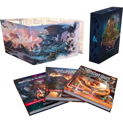 Dungeons & Dragons Rules Expansion Gift Set D&d Books-: Tasha's Cauldron of Everything + Xanathar's Guide to Everything + Mons