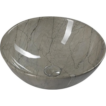 SAPHO Сива керамична кръгла мивка ø 42 cm Dalma - Sapho (MM113)