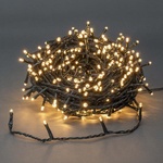 Nedis CLLS720 - LED външна гирлянда 720 LED/7 режима 57 m IP44 топло бяло (NE0536)