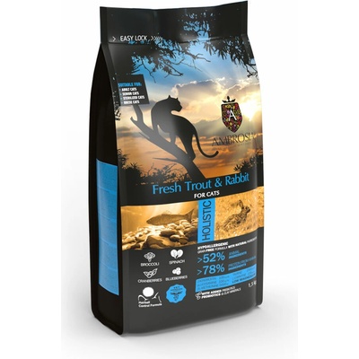Ambrosia Fresh trout & rabbit ultra premium 1,5 kg