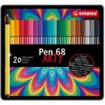 STABILO Тънкописец Pen 68 20 цвята