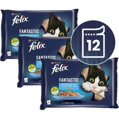 Felix Fantastic losos platýs v želé 12 x 85 g