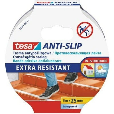 Tesa Anti Slip Protisklzová páska 25 mm x 5 m priehľadná 55587-00011-11