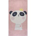 Vitaus Светлорозов детски килим подходящ за пране 100x160 cm Royalty Mascot - Vitaus (KRN-KID-2002-100x160)