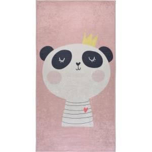Vitaus Светлорозов детски килим подходящ за пране 100x160 cm Royalty Mascot - Vitaus (KRN-KID-2002-100x160)