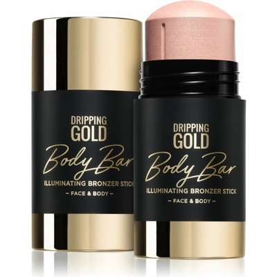Dripping Gold Rozjasňujúci bronzer v tyčinke na tvár a telo Dripping Gold Bronze Bar 36 g