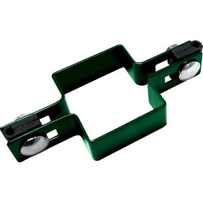 PILECKÝ Objímka plotového panelu PILOFOR pro sloupek PILOFOR poplastovaná průběžná 60 x 60 mm zelená