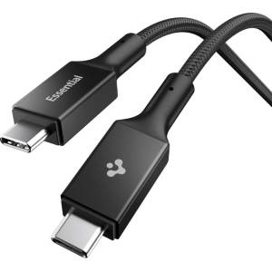 Spigen eb10015cc essential type-c cable 100w 150cm black (8800283315530)