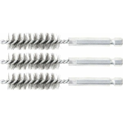 BGS 3078-10-S, Sada ocelových kartáčů | 10 mm | 6,3 mm (1/4") | 3dílná
