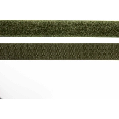 Pro Háčkování Suchý zip, 20 mm, komplet khaki