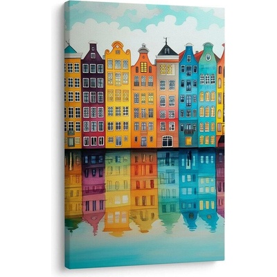 Obraz pestrá městská architektura - 20x30