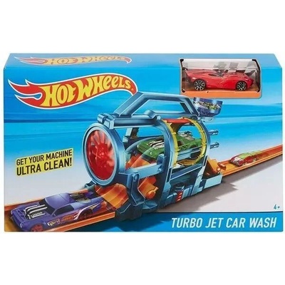 Mattel Hot Wheels City: Писта за автомивка с реактивно задвижване (FJN35)