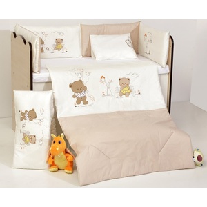Dizain Бебешки спален комплект Бродерия Мечета в парка Ластик Цип Comfort Line