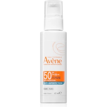 Avène Sun Anti-Imperfection Fluid защитен флуид за смесена и мазна кожа SPF 50 40ml