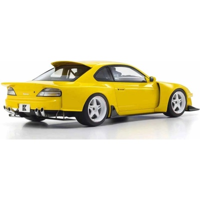 KyoshoSamurai Collection Nissan Silvia S15 Khyzyl Saleem Yellow 1:18