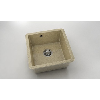 Image 1 of FAT Мивка за долно вграждане Vanguard 222, Granicite, 300 Sandy Beach, с включен сифон