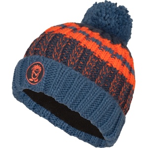Trollkids Детска зимна шапка (beanie) Trollkids Kid's Troll Bobble Cap Beanie - Nordic Blue / Mystic Blue / Flame Orange - размер 48-52 cm (204-6688-1411)