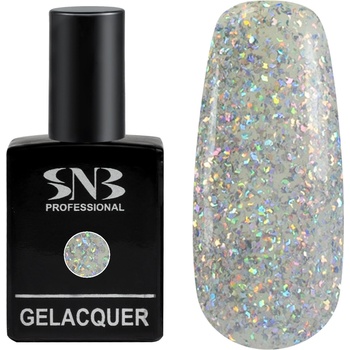 SNB Гел лак snb 190 Дарлийн, 15 мл, холограмен брокат, gl190 (gl190)
