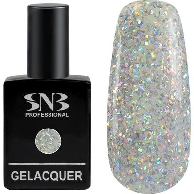 SNB Гел лак snb 190 Дарлийн, 15 мл, холограмен брокат, gl190 (gl190)