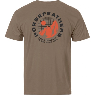 Horsefeathers Тениска Altitude - fossil Horsefeathers | Bezhov | МЪЖЕ | L