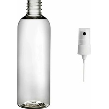 Via Plastová lahvička čirá s bílým kosmetickým rozprašovačem 100 ml