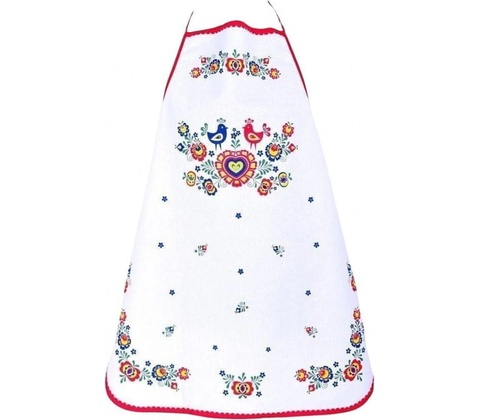 Forbyt zástera folklór červená